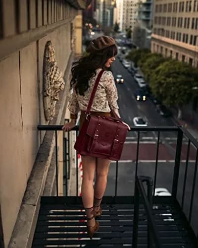 Stilord Vintage Satchel "Kansas"