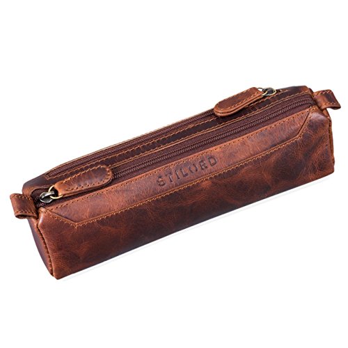 Brown leather case Stilord