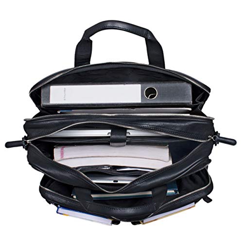 Example of the contents of a leather school bag XL for teachers