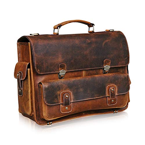 Leather briefcase Original Kalating London for men