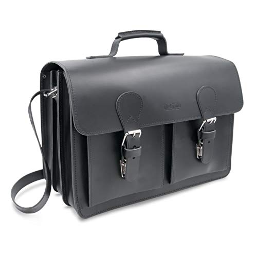 Leather satchel 3 gussets