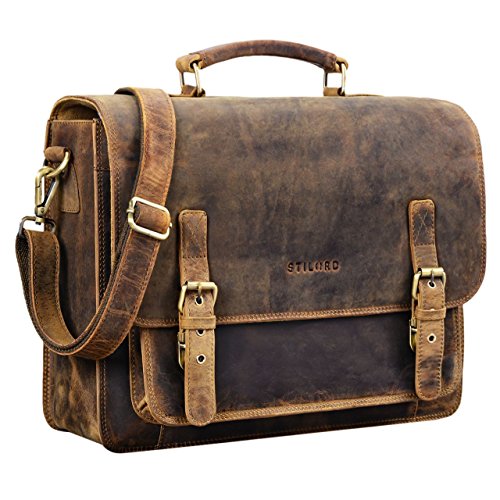 Vintage leather satchel for teachers